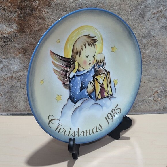 Schmid Hummel Christmas 1985 Heaven Light Decorative Wall Hanging Plate - Picture 8 of 11